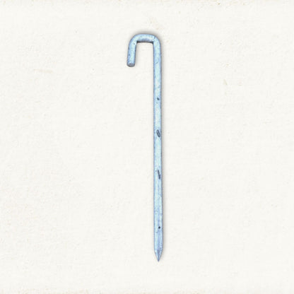 200mm Reinforced Galvanised Ground Pins - Multi-Use Stakes