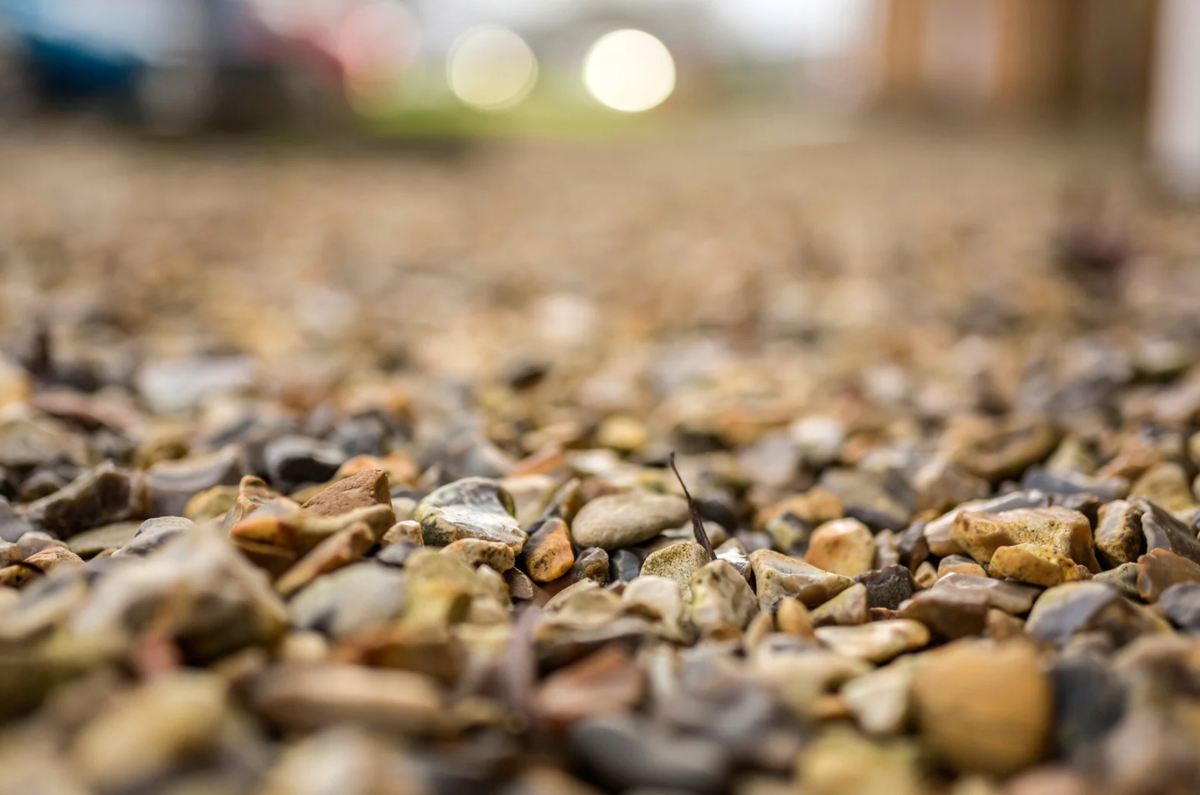 Pebble pavement
