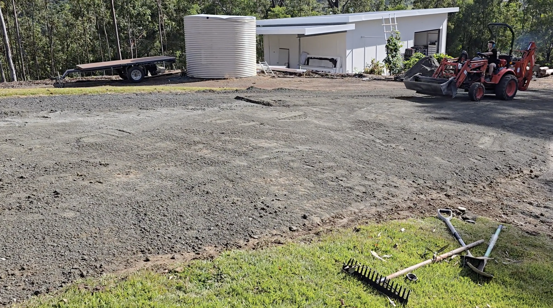 Load video: Step 1:  Prepare your space | DIY Gravel Driveway Installation